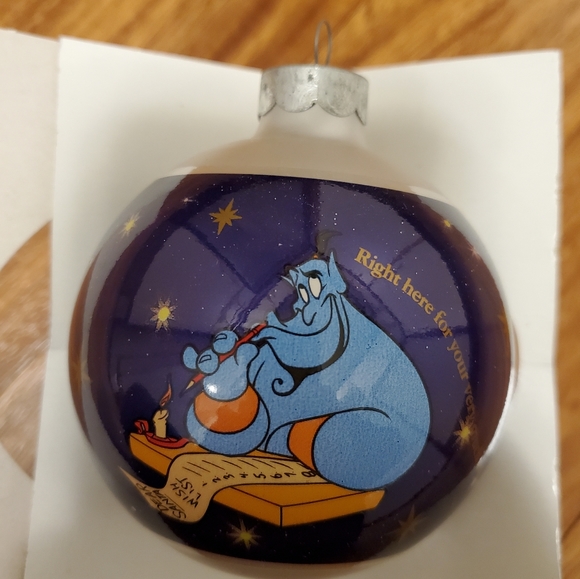 Vintage 1994 Disney Ornaments Pinocchio, Beauty & the Beast, Aladdin, Lion King - Picture 16 of 16